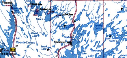 Churchill River Map