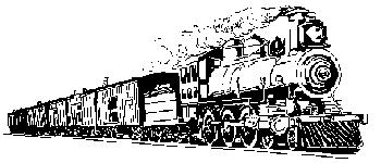 Steam Locomotive and train
