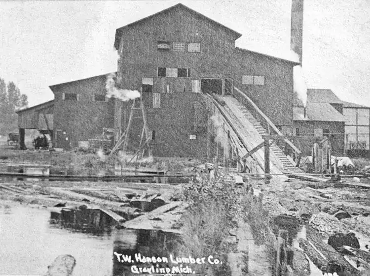 Lumber Mill in Grayling, Michigan.