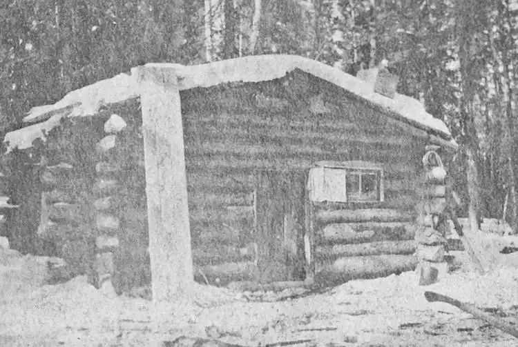 Bill Arndt's trapping cabin on Torch River.