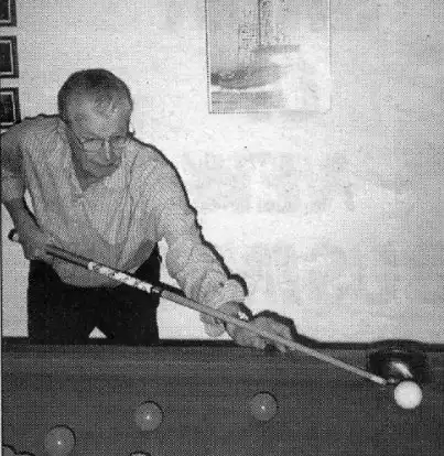 Ed Broome - Shooting pool instead of the bull in 1987.