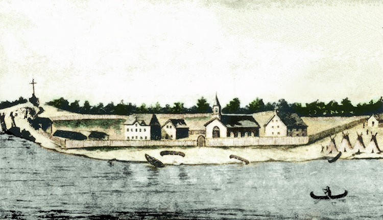 Chateau Saint-Jean, Ile-a-la-Crosse - 1860.