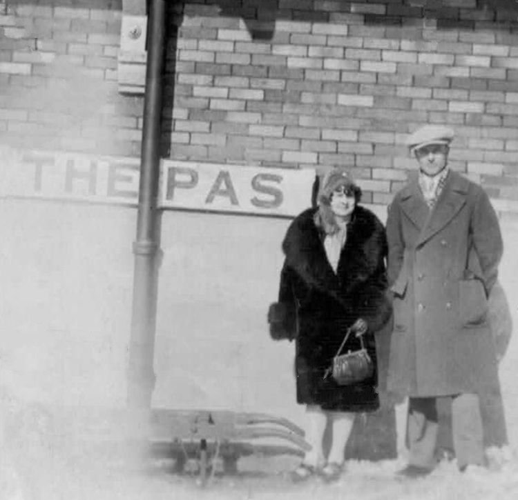Allie and Ira at the new train station - late 1920’s.