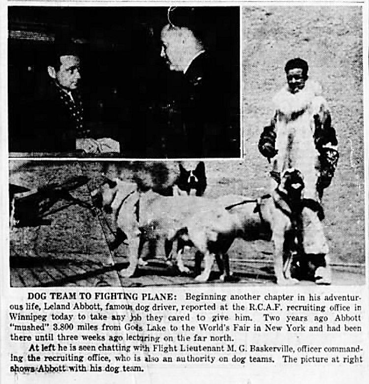 Winnipeg Tribune article - February 5, 1941.