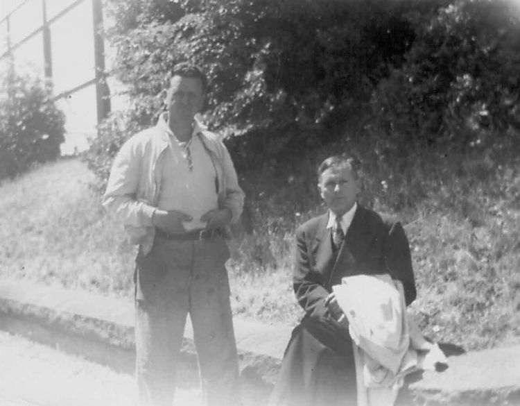 Leland Abbott and Mernard Abbott in Victoria - the mid-1950s.