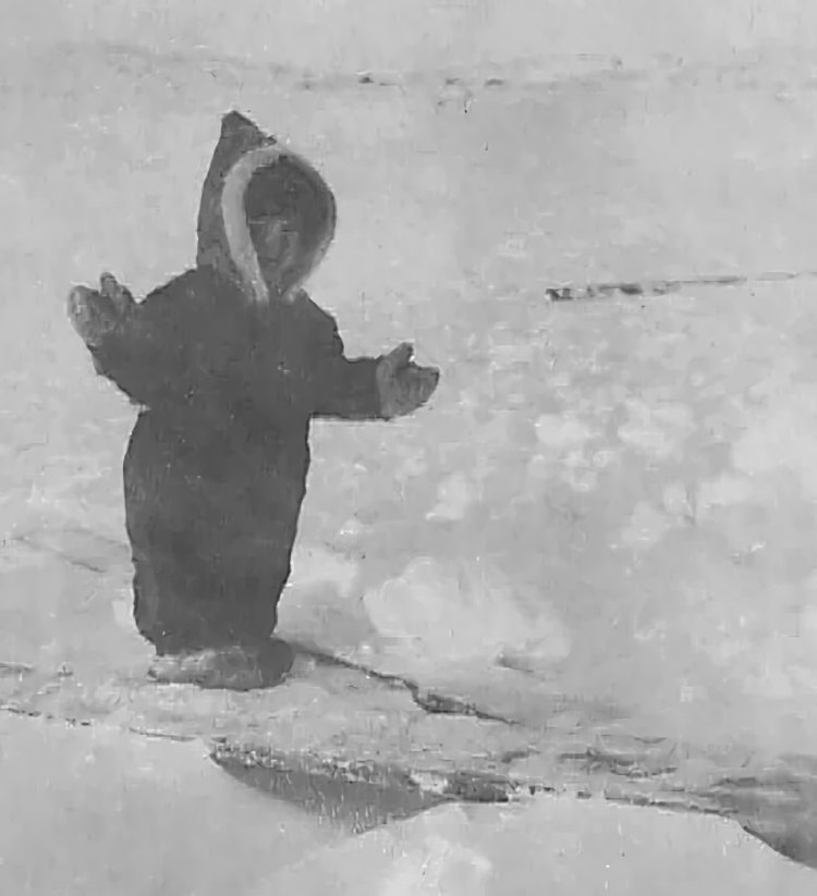 A young Inuk child - Manitoba or NWT -1930s