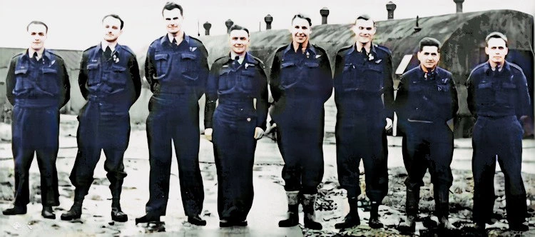 Jim Barber bomber crew.
