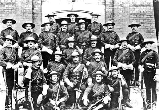 Diamond Jubillee Contingent of the North-West-Mounted-Police.