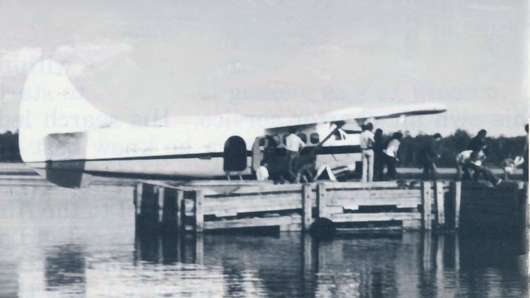 Athabaska Airways' Single Otter CF-AZW.